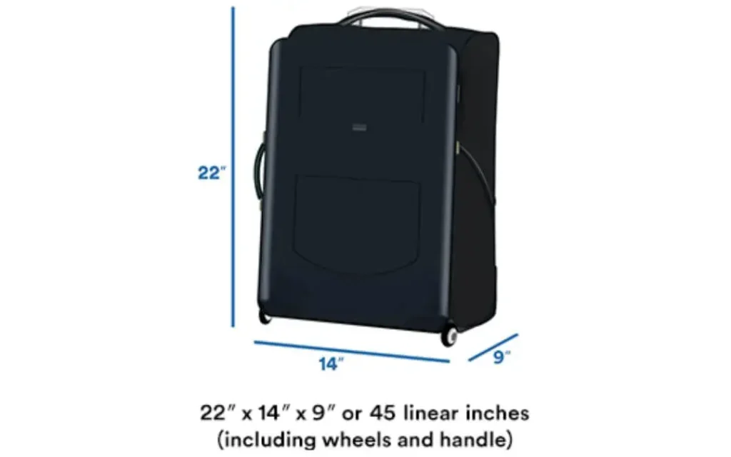 Carry on luggage size